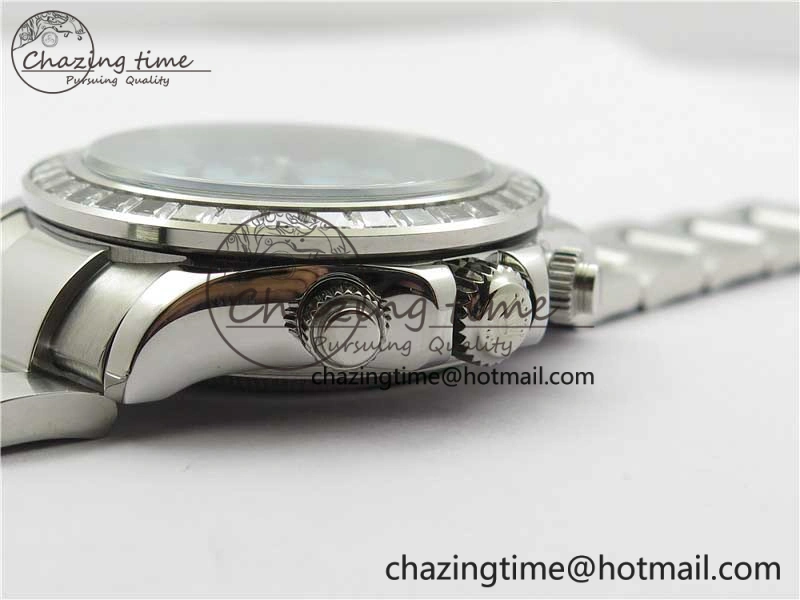 OnTrend Daytona 116506 Middle East Edition Bp Maker Best Edition Ice Blue Brown Arabic Dial Diam Bezel On SS Bracelet A 2897
