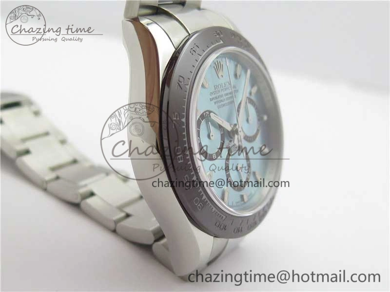 Daytona 116506 Noob 1:1 Best Edition Ceramic Bezel Ice Blue Dial on SS Bracelet A DailyWear 2979