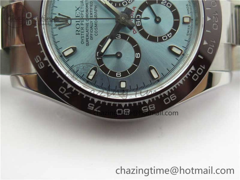 Daytona 116506 Noob 1:1 Best Edition Ceramic Bezel Ice Blue Dial on SS Bracelet A DailyWear 2979