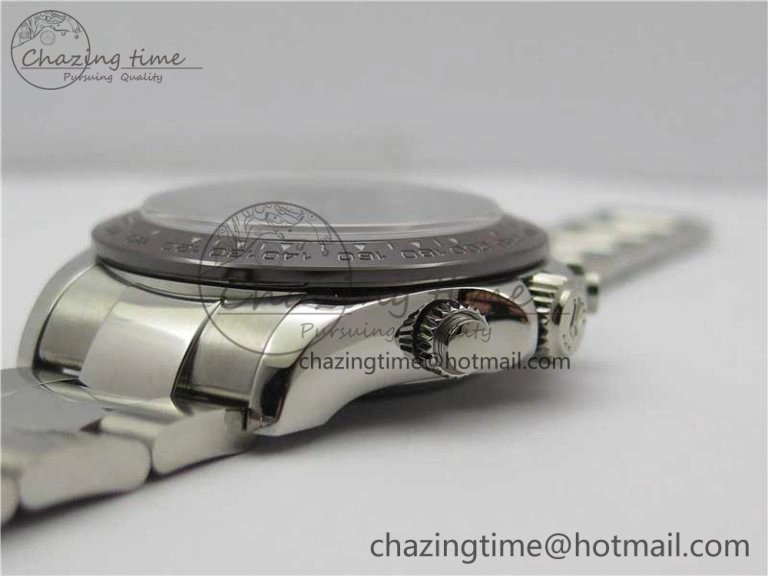 Daytona 116506 Noob 1:1 Best Edition Ceramic Bezel Ice Blue Dial on SS Bracelet A DailyWear 2979