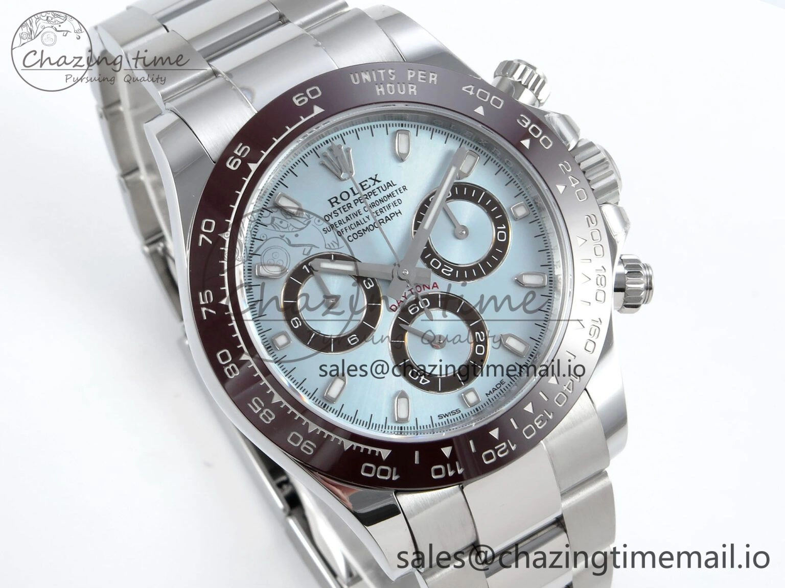 Daytona 116506 VSF 1:1 Best Edition Ice Blue Dial Steel 904L on SS Bracelet DD Popular 743