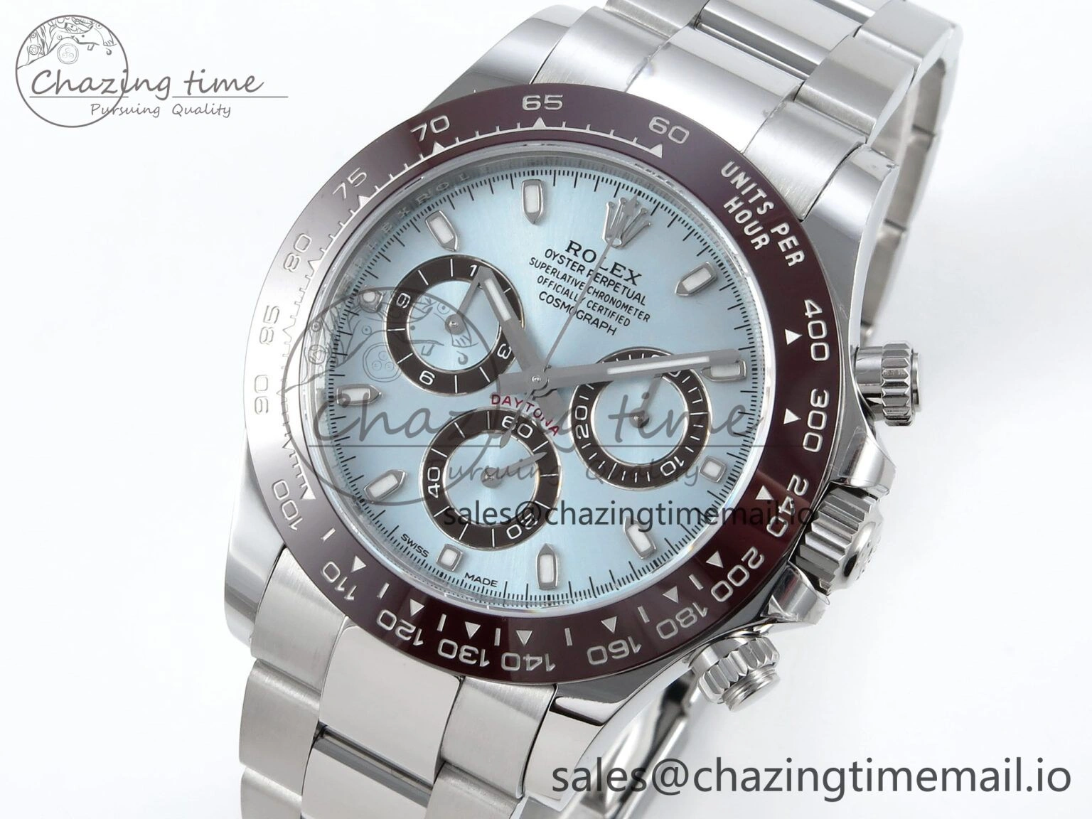 Daytona 116506 VSF 1:1 Best Edition Ice Blue Dial Steel 904L on SS Bracelet DD Popular 743