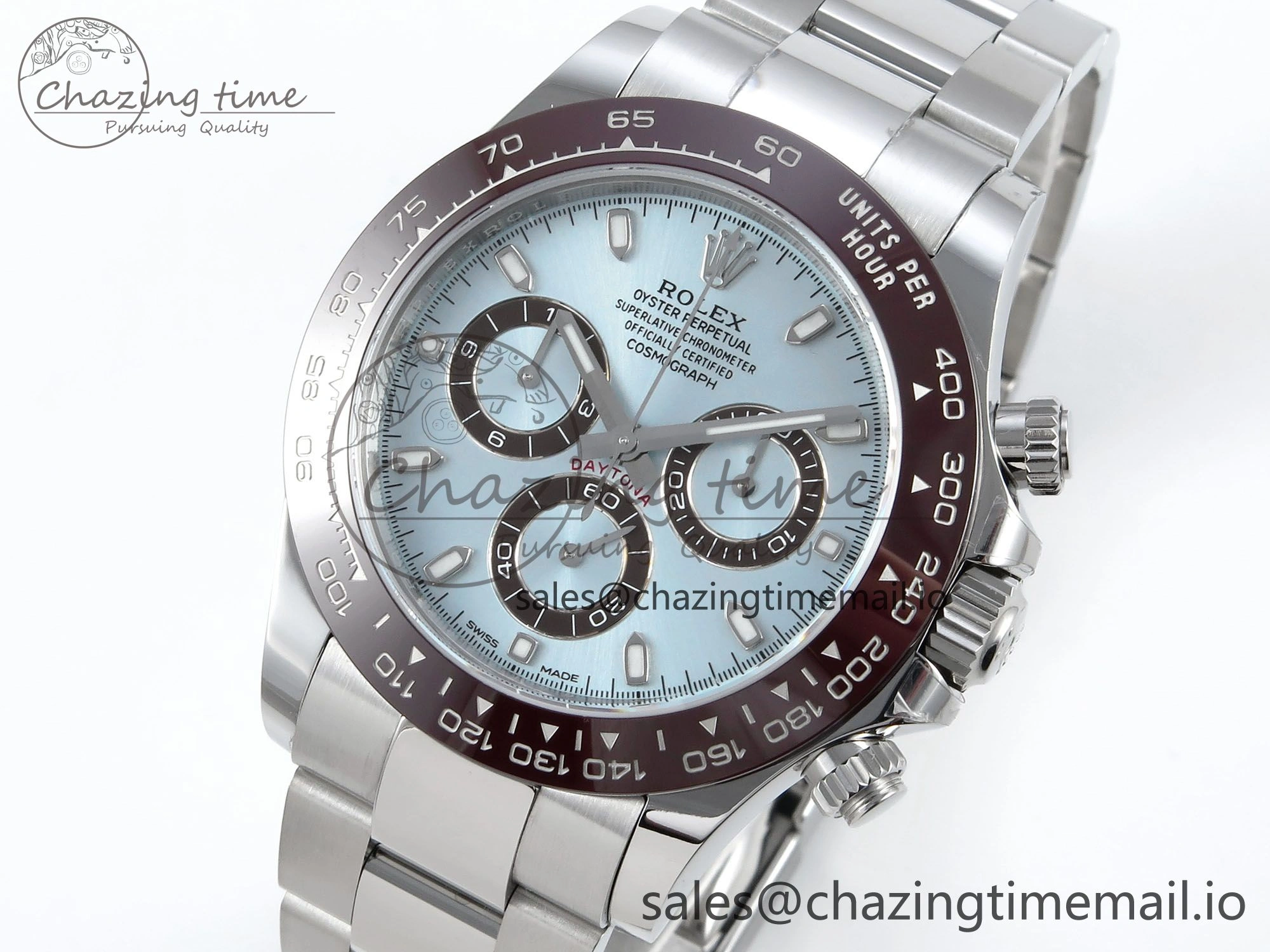 Daytona 116506 VSF 1:1 Best Edition Ice Blue Dial Steel 904L on SS Bracelet DD Popular 743
