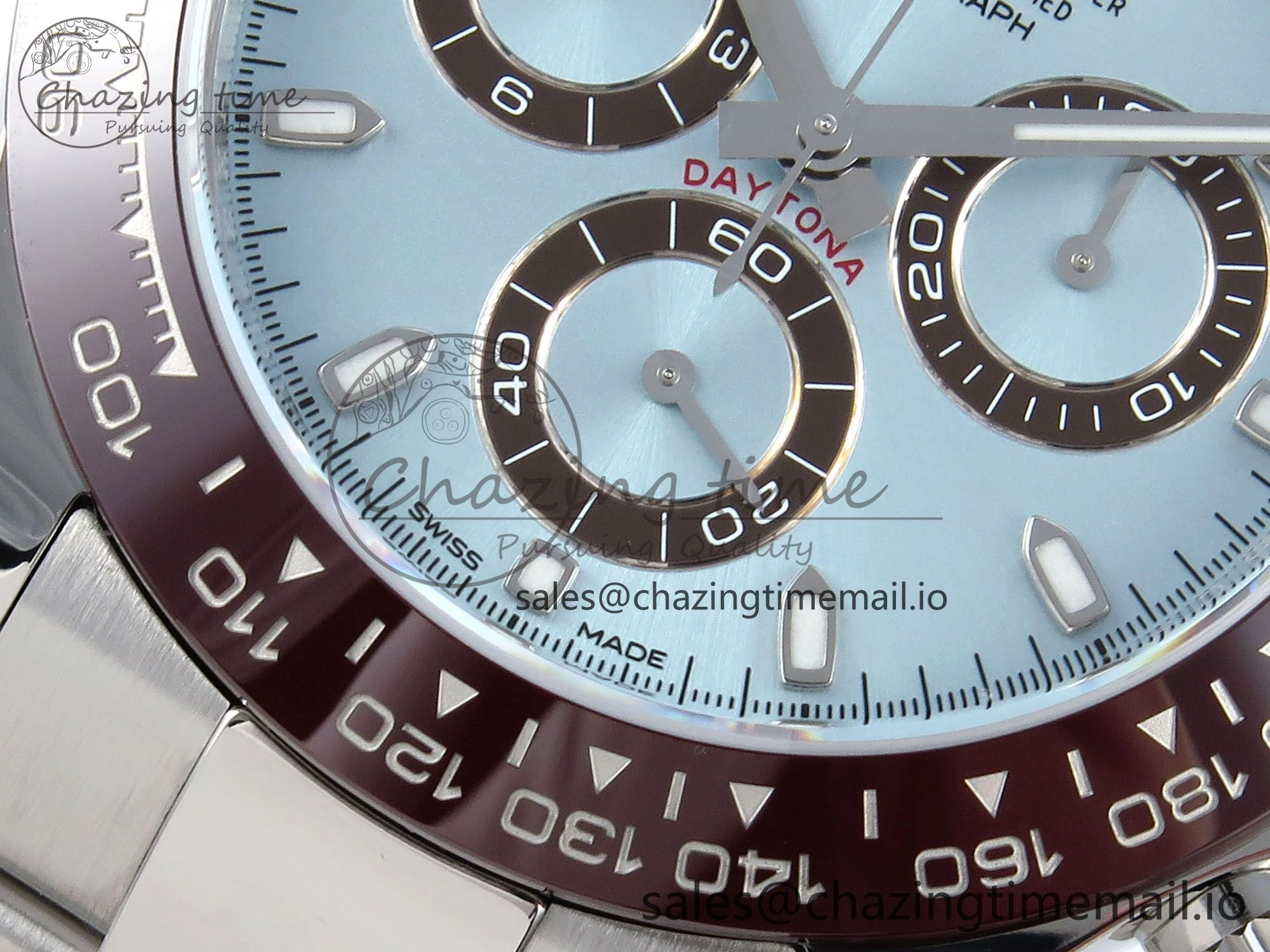 Daytona 116506 VSF 1:1 Best Edition Ice Blue Dial Steel 904L on SS Bracelet DD Popular 743