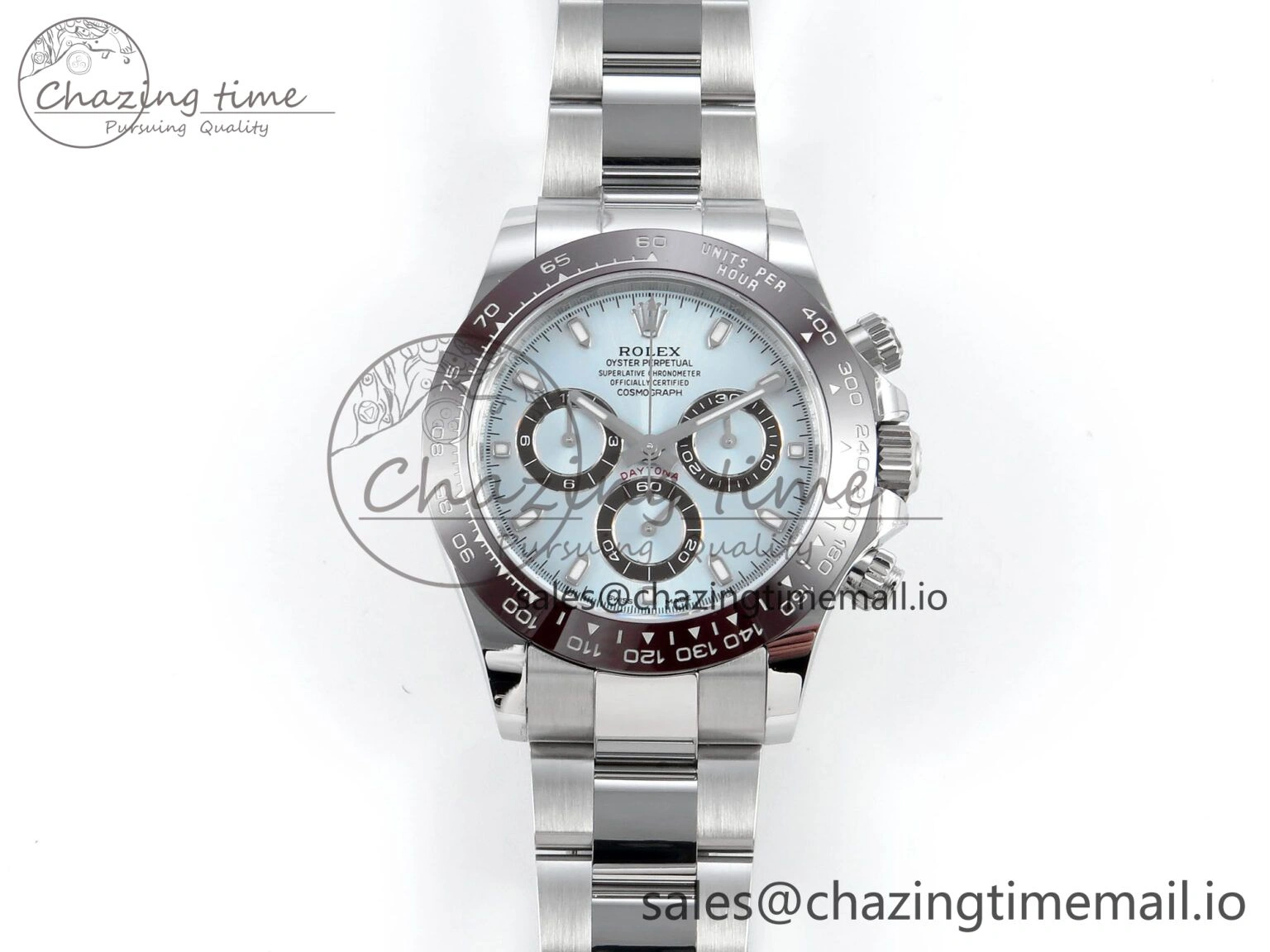 Daytona 116506 VSF 1:1 Best Edition Ice Blue Dial Steel 904L on SS Bracelet DD Popular 743