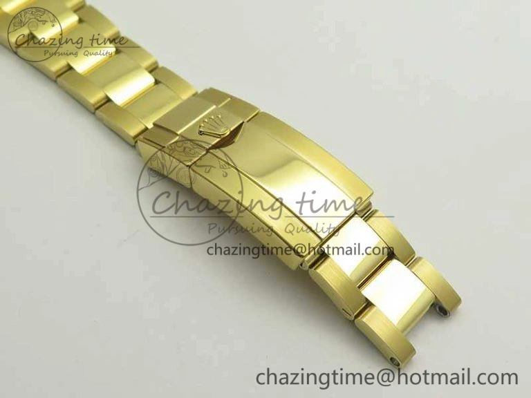 SoftTouch Daytona 116508 ARF 1:1 Best Edition YG Plated 904L SS Case And Bracelet Green Dial A4130 Super Clone 3439