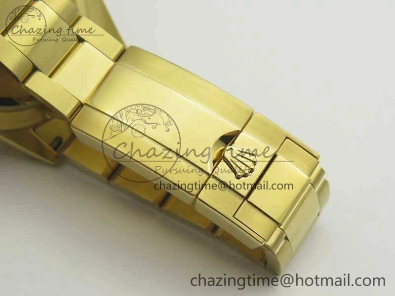SoftTouch Daytona 116508 ARF 1:1 Best Edition YG Plated 904L SS Case And Bracelet Green Dial A4130 Super Clone 3439