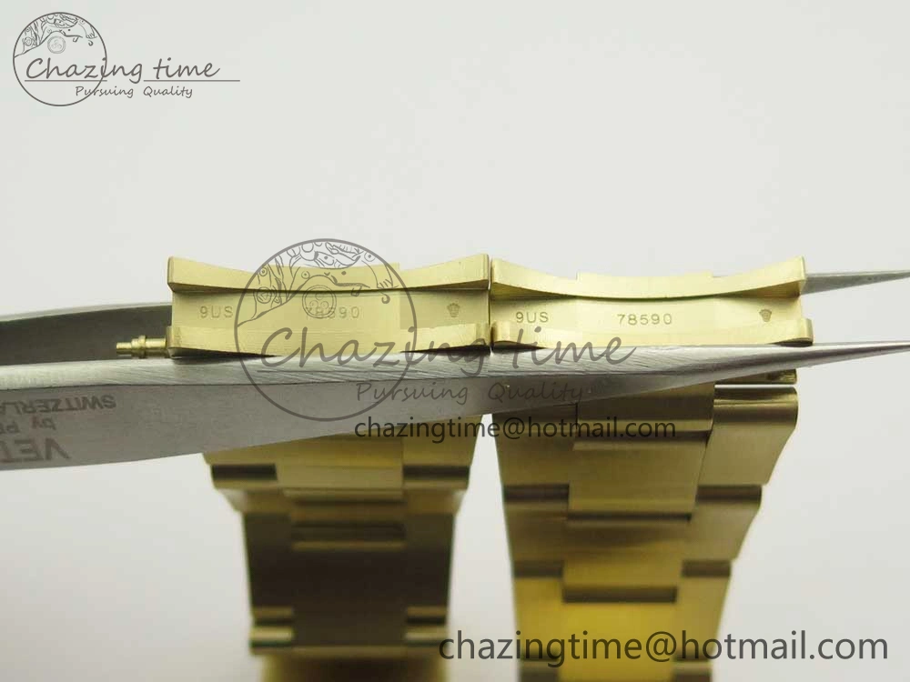 SmoothTexture Daytona 116508 ARF 1:1 Best Edition YG Plated 904L SS Case and Bracelet Black Dial A4130 Super Clone V 3252