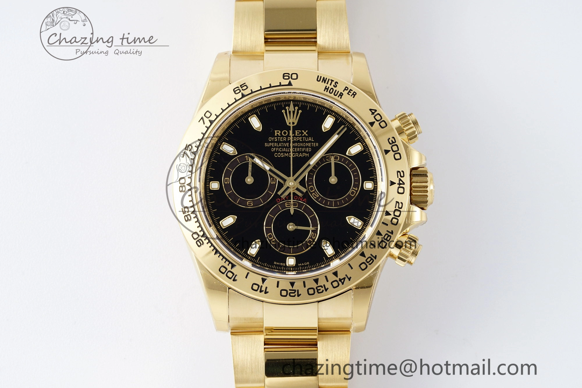 Classic Daytona 116508 BTF 1:1 Best Edition Black Dial on YG Bracelet SA 2150