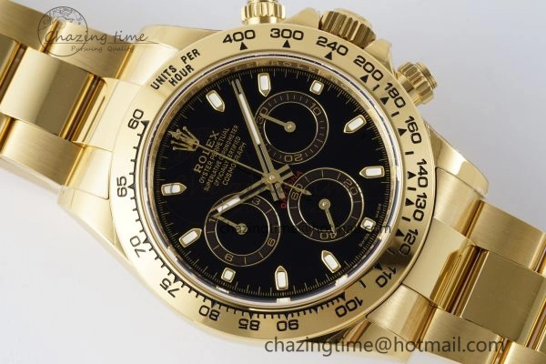 Classic Daytona 116508 BTF 1:1 Best Edition Black Dial on YG Bracelet SA 2150