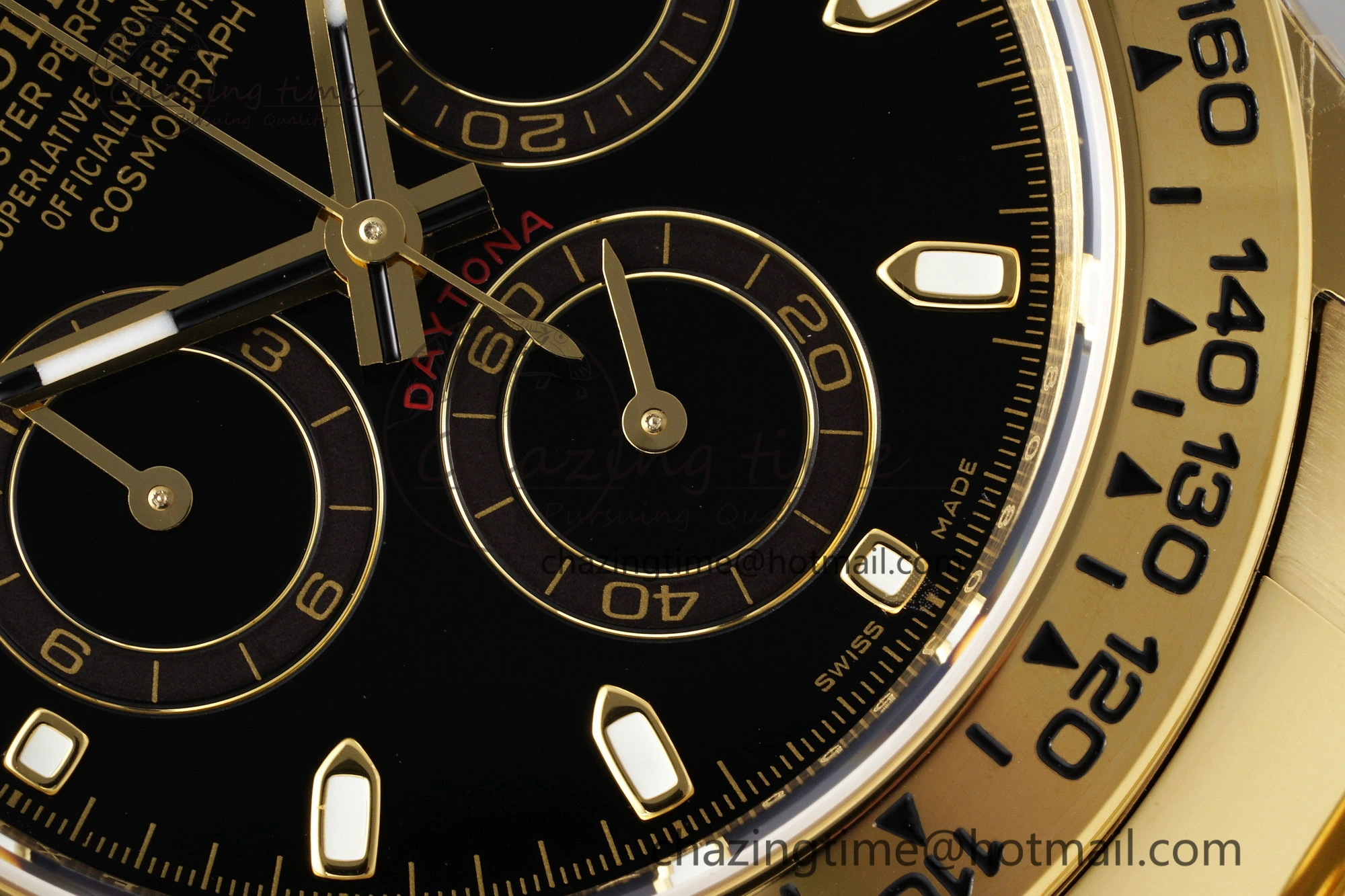 Classic Daytona 116508 BTF 1:1 Best Edition Black Dial on YG Bracelet SA 2150