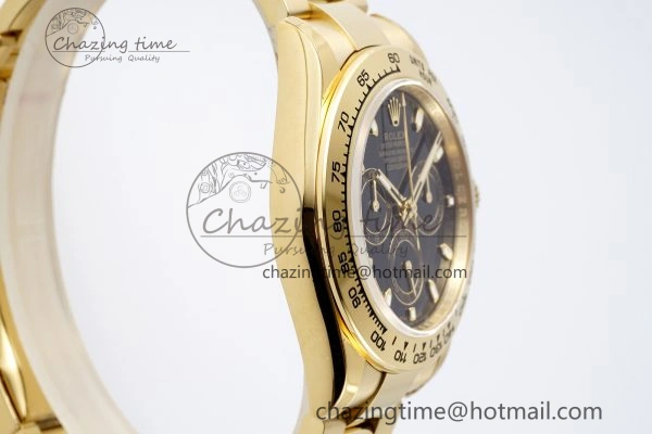Classic Daytona 116508 BTF 1:1 Best Edition Black Dial on YG Bracelet SA 2150