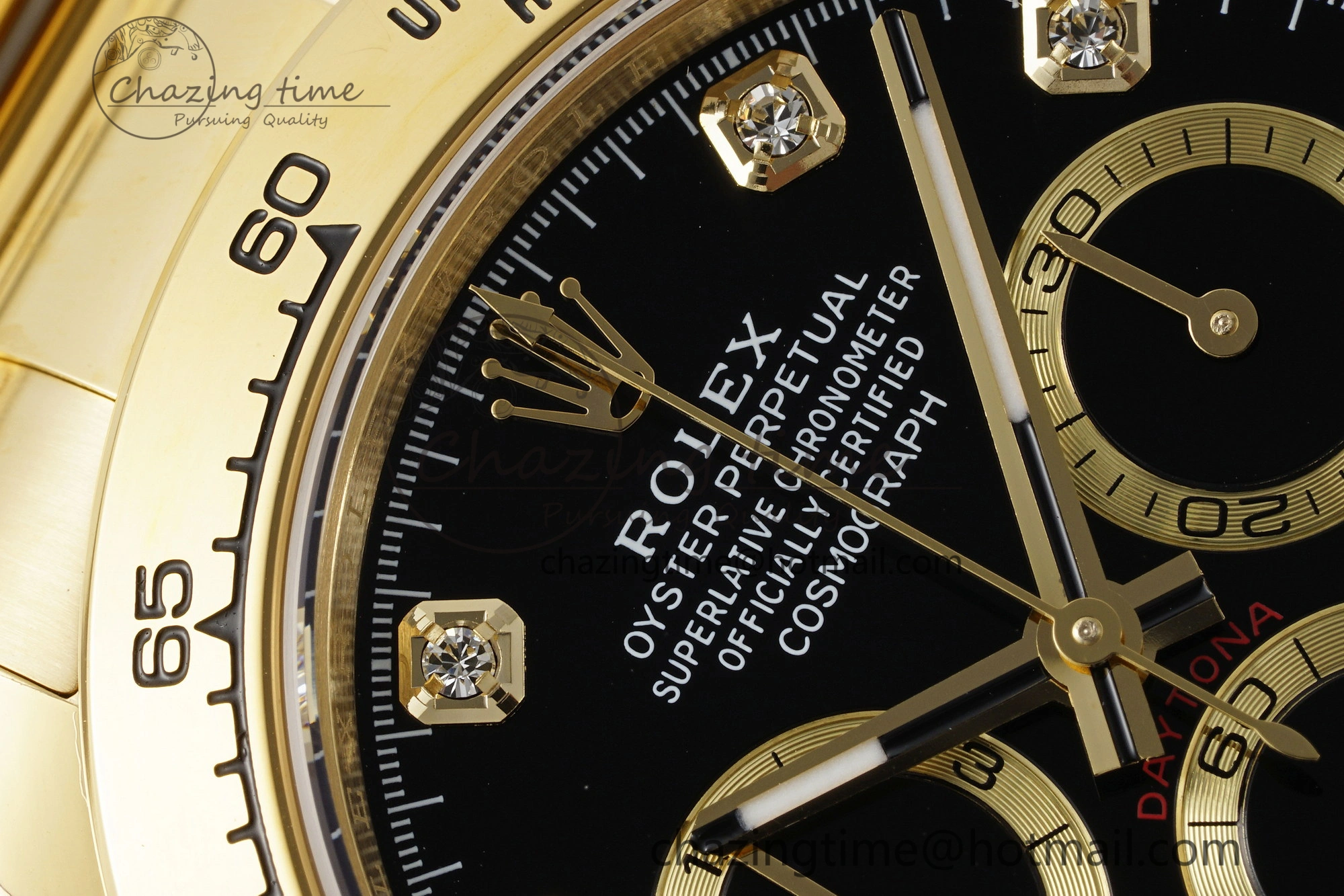 Daytona 116508 BTF 1:1 Best Edition Black Diamonds Dial on YG Bracelet SA Supportive 2151