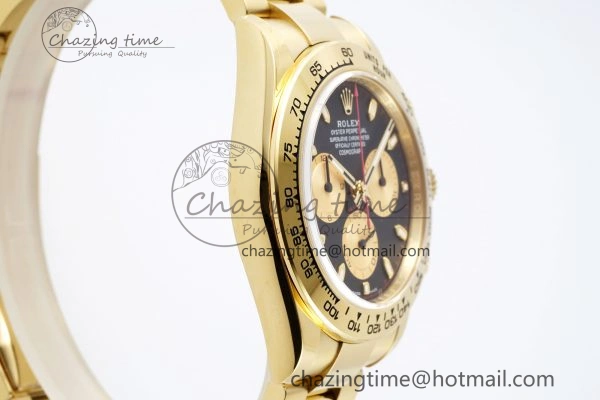 Daytona 116508 BTF 1:1 Best Edition Black YG Dial on YG Bracelet SA Vibrant 2148
