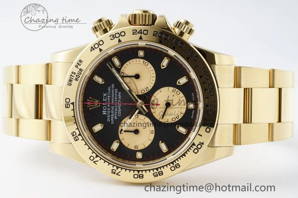 Daytona 116508 BTF 1:1 Best Edition Black YG Dial on YG Bracelet SA Vibrant 2148
