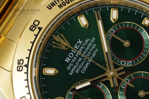 Packable Daytona 116508 BTF 1:1 Best Edition Green Dial on YG Bracelet SA 2198