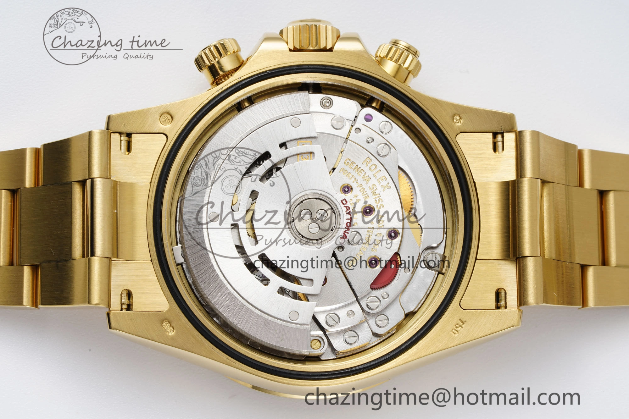 ZipUp Daytona 116508 BTF 1:1 Best Edition White Dial on YG Bracelet SA 2153