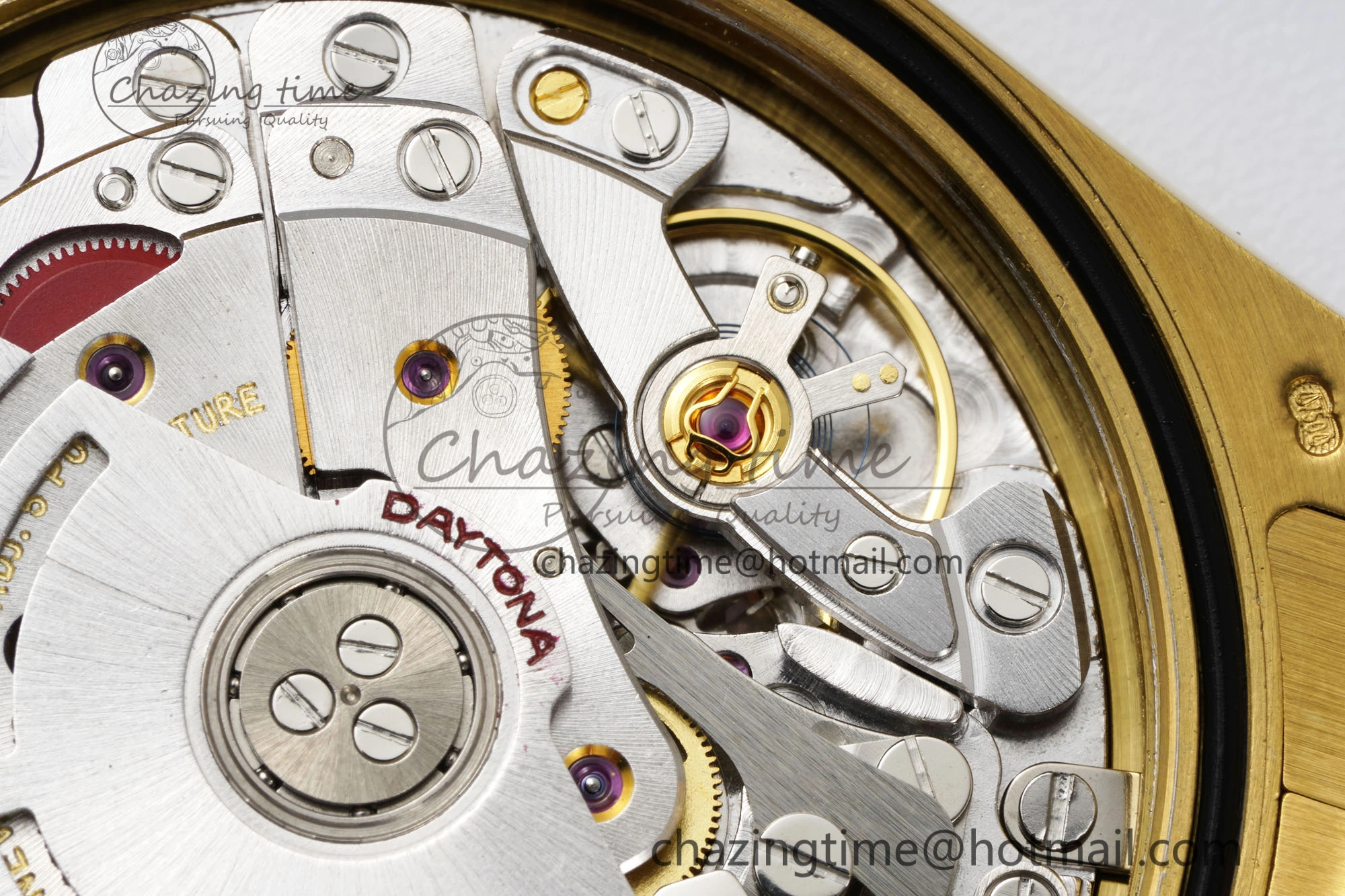 ZipUp Daytona 116508 BTF 1:1 Best Edition White Dial on YG Bracelet SA 2153