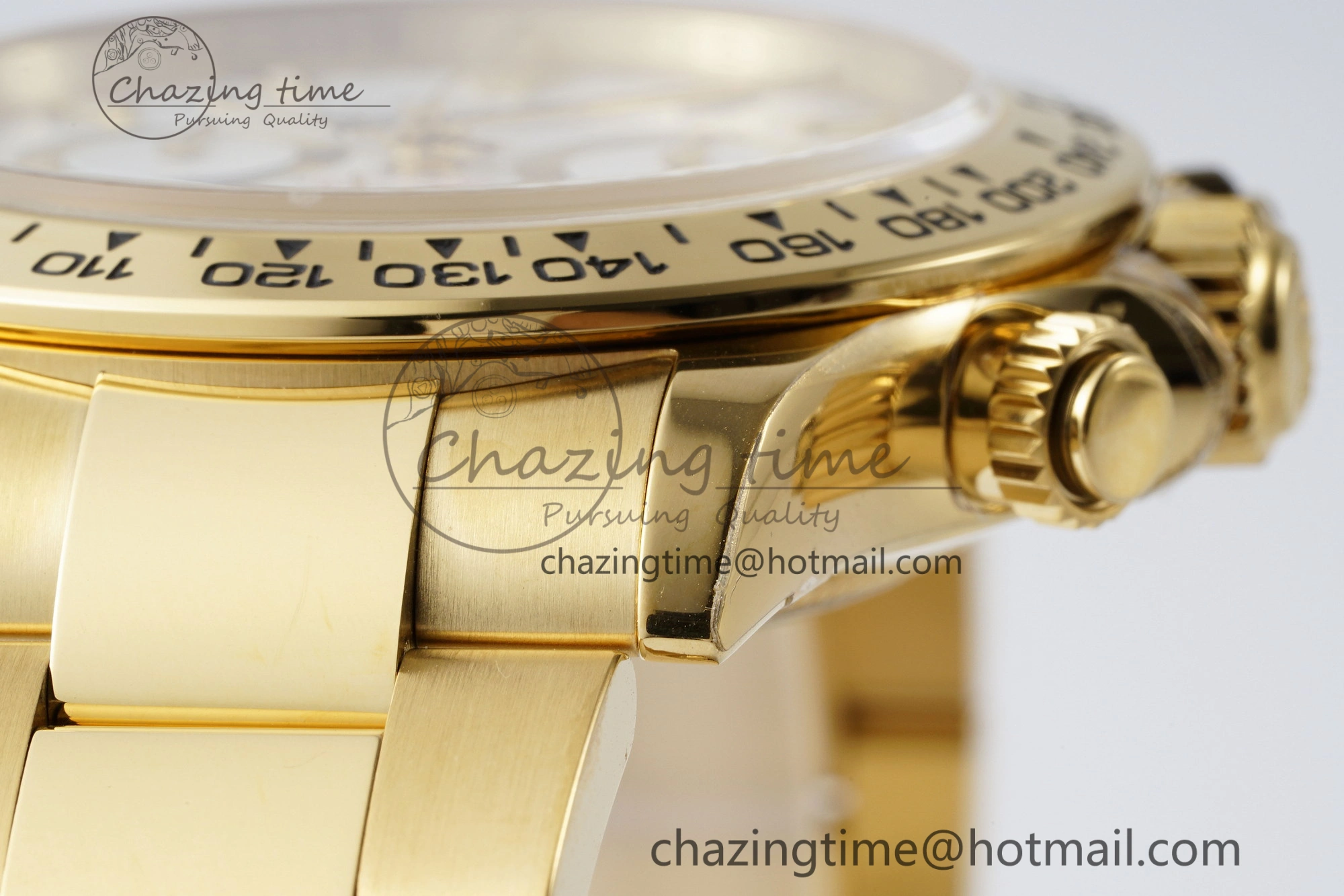 ZipUp Daytona 116508 BTF 1:1 Best Edition White Dial on YG Bracelet SA 2153