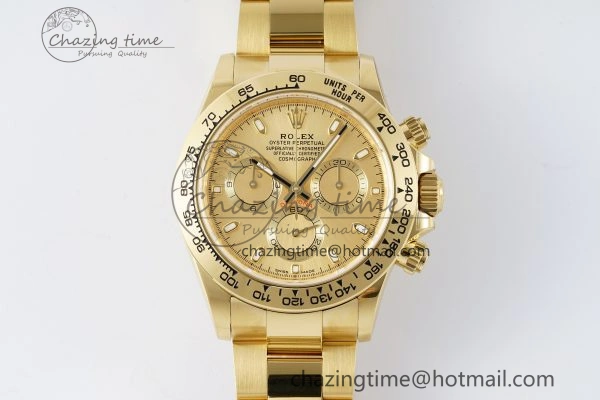 TechFriendly Daytona 116508 BTF 1:1 Best Edition YG Dial on YG Bracelet SA 2149