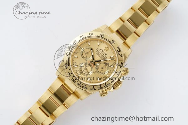 TechFriendly Daytona 116508 BTF 1:1 Best Edition YG Dial on YG Bracelet SA 2149