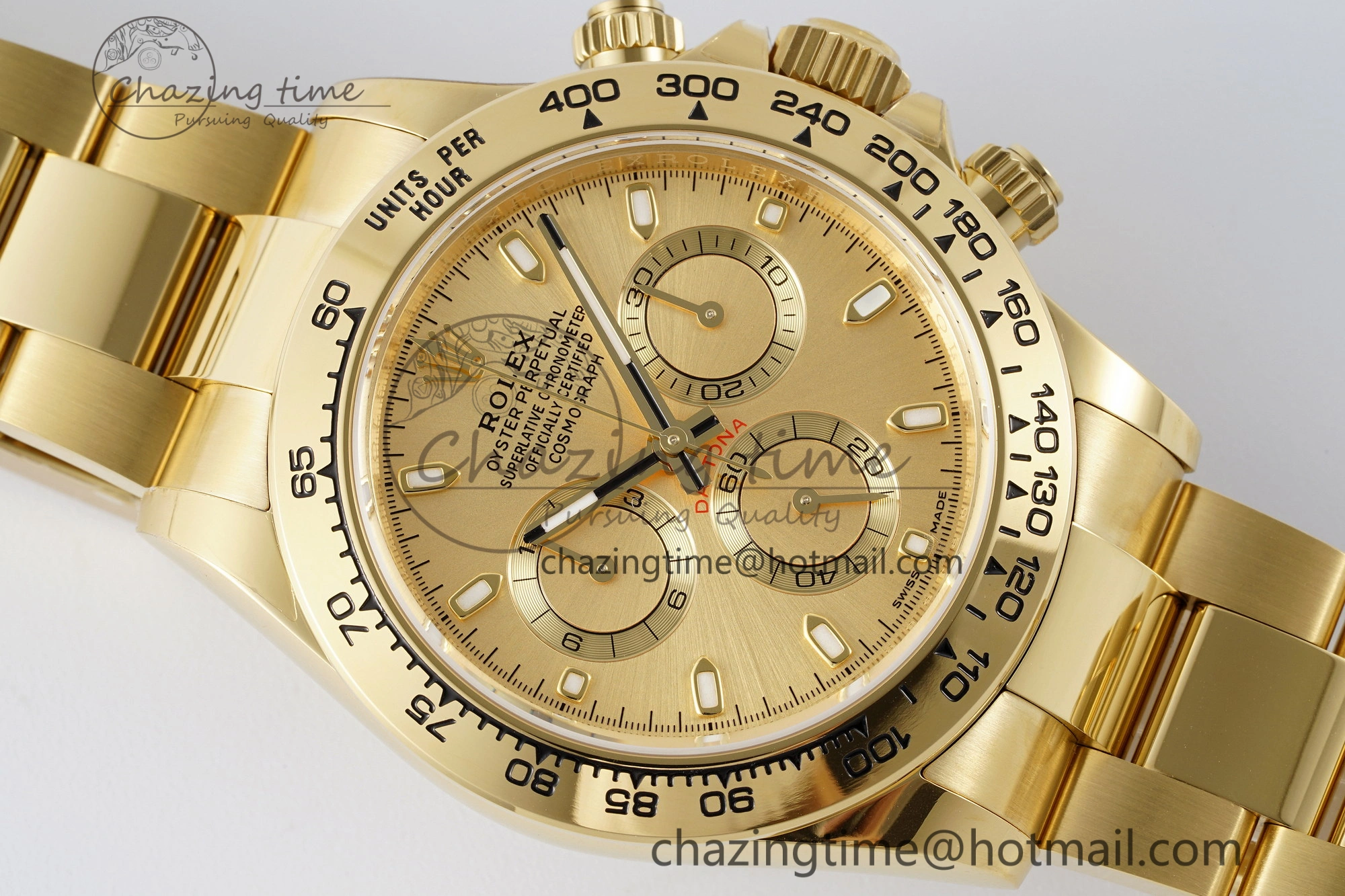 TechFriendly Daytona 116508 BTF 1:1 Best Edition YG Dial on YG Bracelet SA 2149