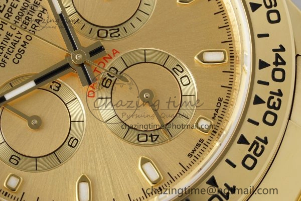TechFriendly Daytona 116508 BTF 1:1 Best Edition YG Dial on YG Bracelet SA 2149