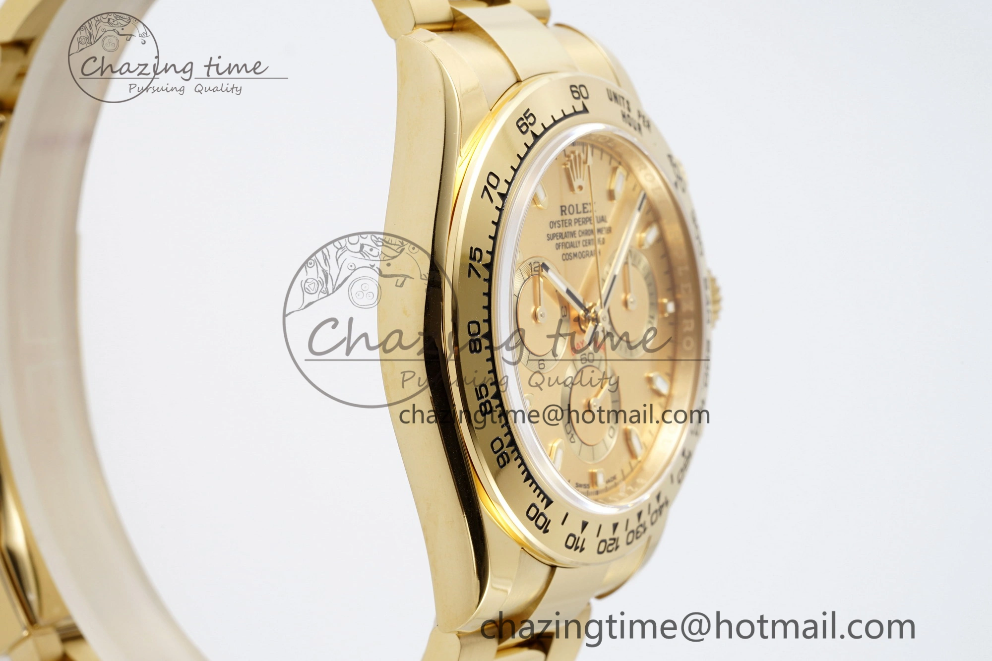 TechFriendly Daytona 116508 BTF 1:1 Best Edition YG Dial on YG Bracelet SA 2149