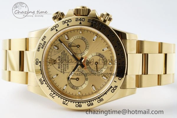 TechFriendly Daytona 116508 BTF 1:1 Best Edition YG Dial on YG Bracelet SA 2149