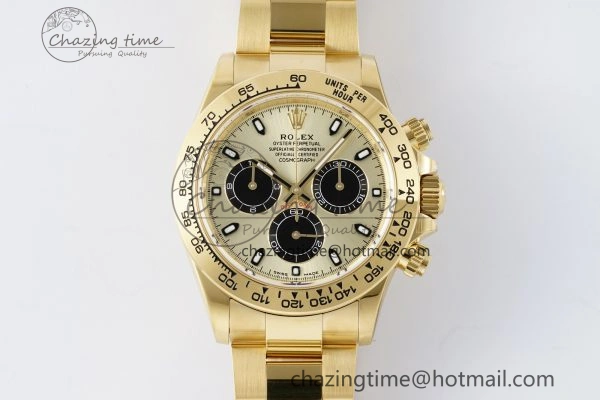 Trendsetting Daytona 116508 BTF 1:1 Best Edition YG Black Dial on YG Bracelet SA 2147