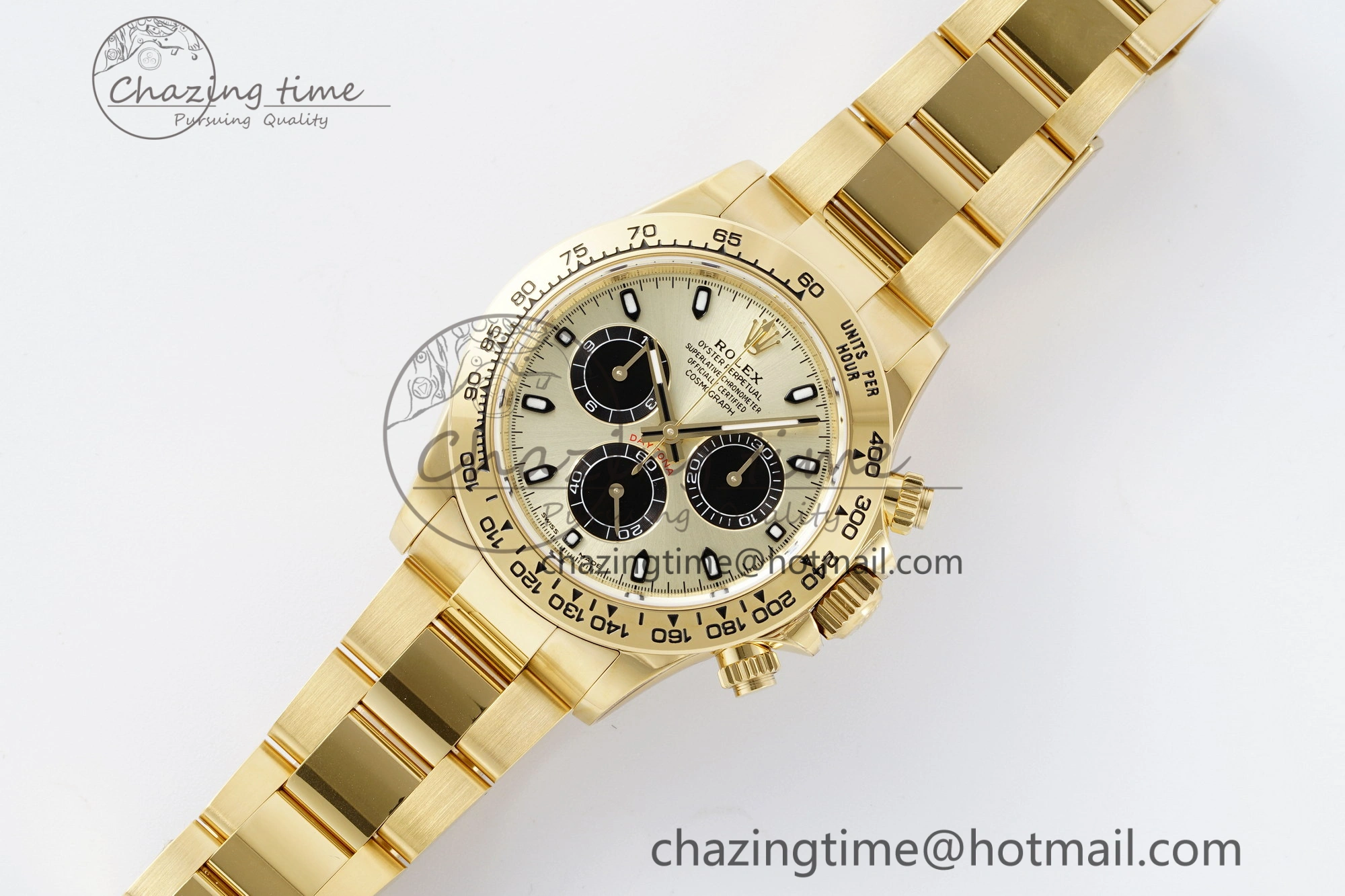 Trendsetting Daytona 116508 BTF 1:1 Best Edition YG Black Dial on YG Bracelet SA 2147