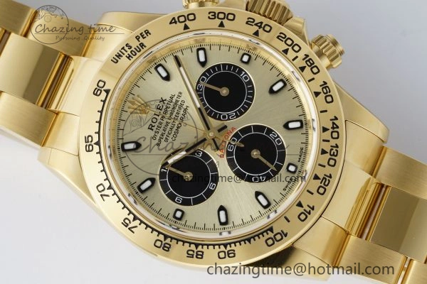 Trendsetting Daytona 116508 BTF 1:1 Best Edition YG Black Dial on YG Bracelet SA 2147