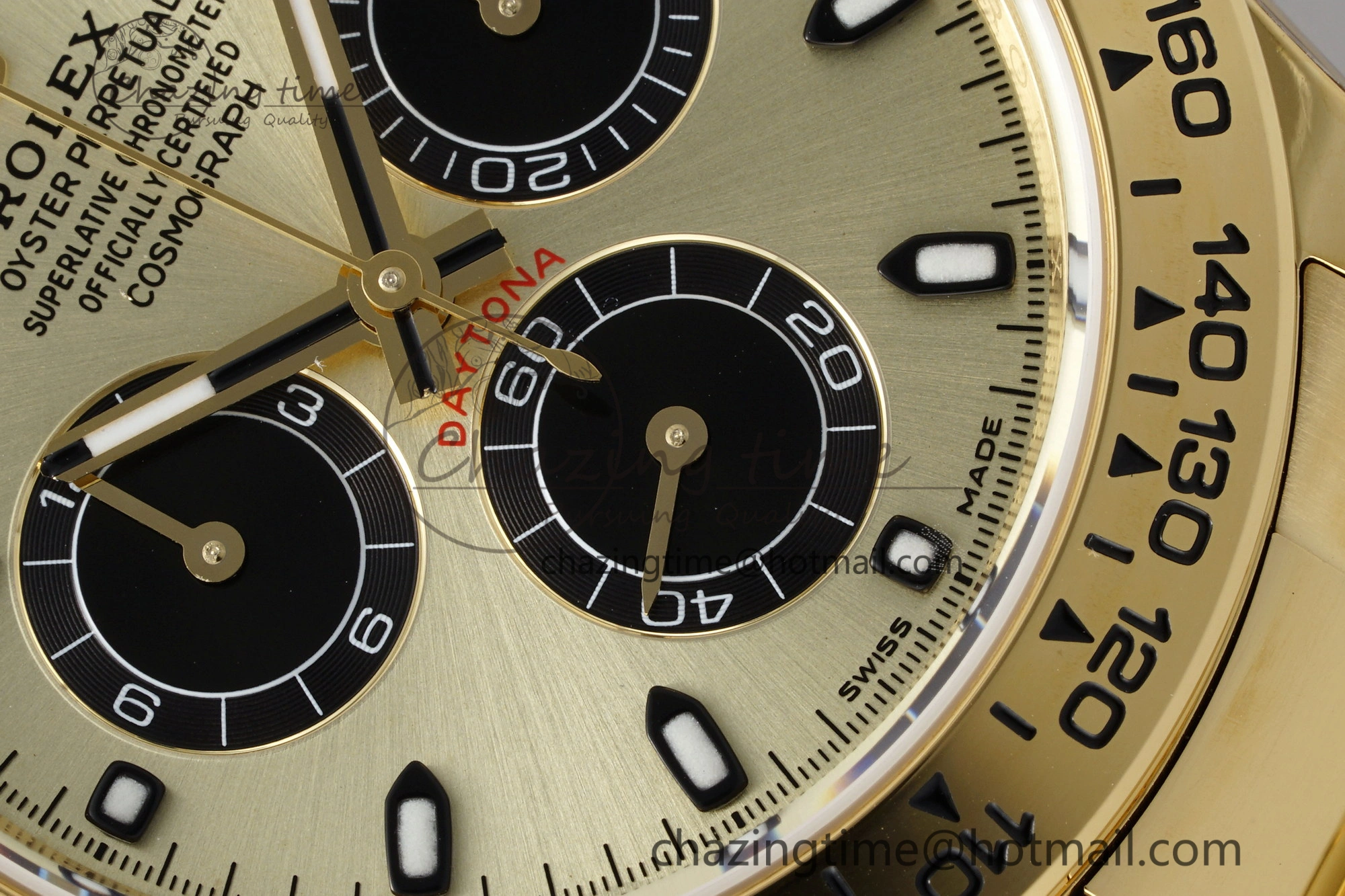 Trendsetting Daytona 116508 BTF 1:1 Best Edition YG Black Dial on YG Bracelet SA 2147