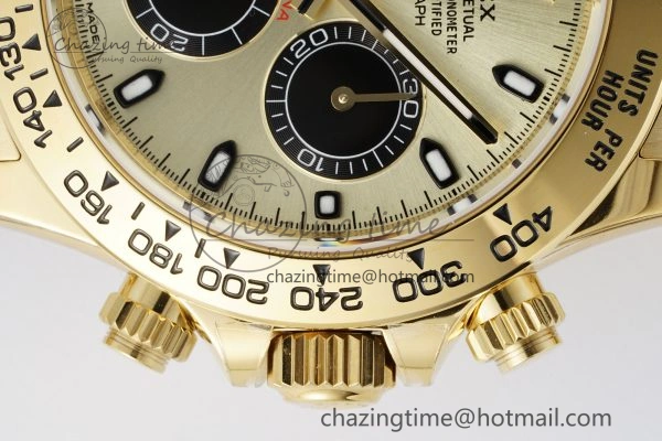 Trendsetting Daytona 116508 BTF 1:1 Best Edition YG Black Dial on YG Bracelet SA 2147