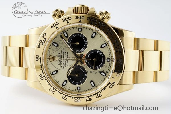 Trendsetting Daytona 116508 BTF 1:1 Best Edition YG Black Dial on YG Bracelet SA 2147