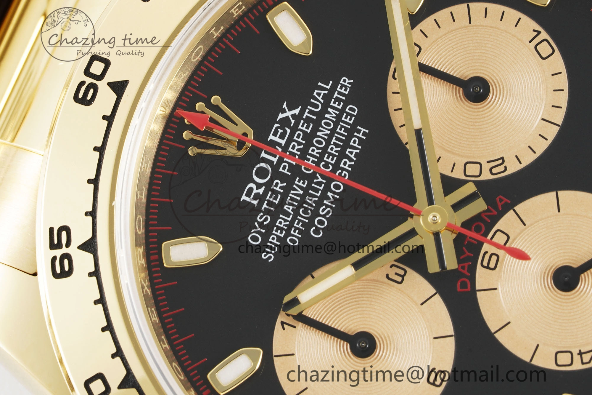HighPerformance Daytona 116508 Clean 1:1 Best Edition Black YG Dial on YG Bracelet SA4130 V 2105