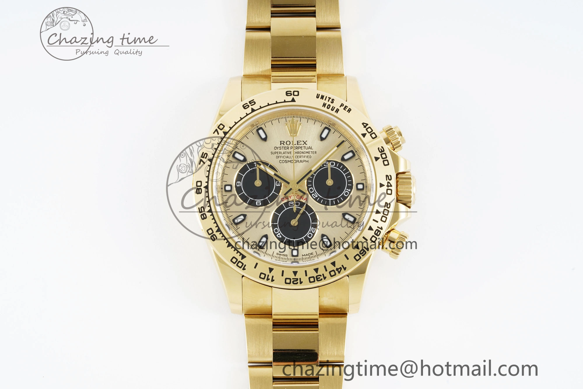 Daytona 116508 Clean 1:1 Best Edition YG Dial on YG Bracelet SA4130 V TimelessDesign 2104