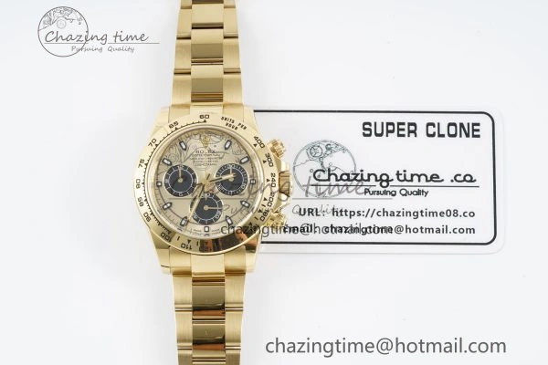 Daytona 116508 Clean 1:1 Best Edition YG Dial on YG Bracelet SA4130 V TimelessDesign 2104