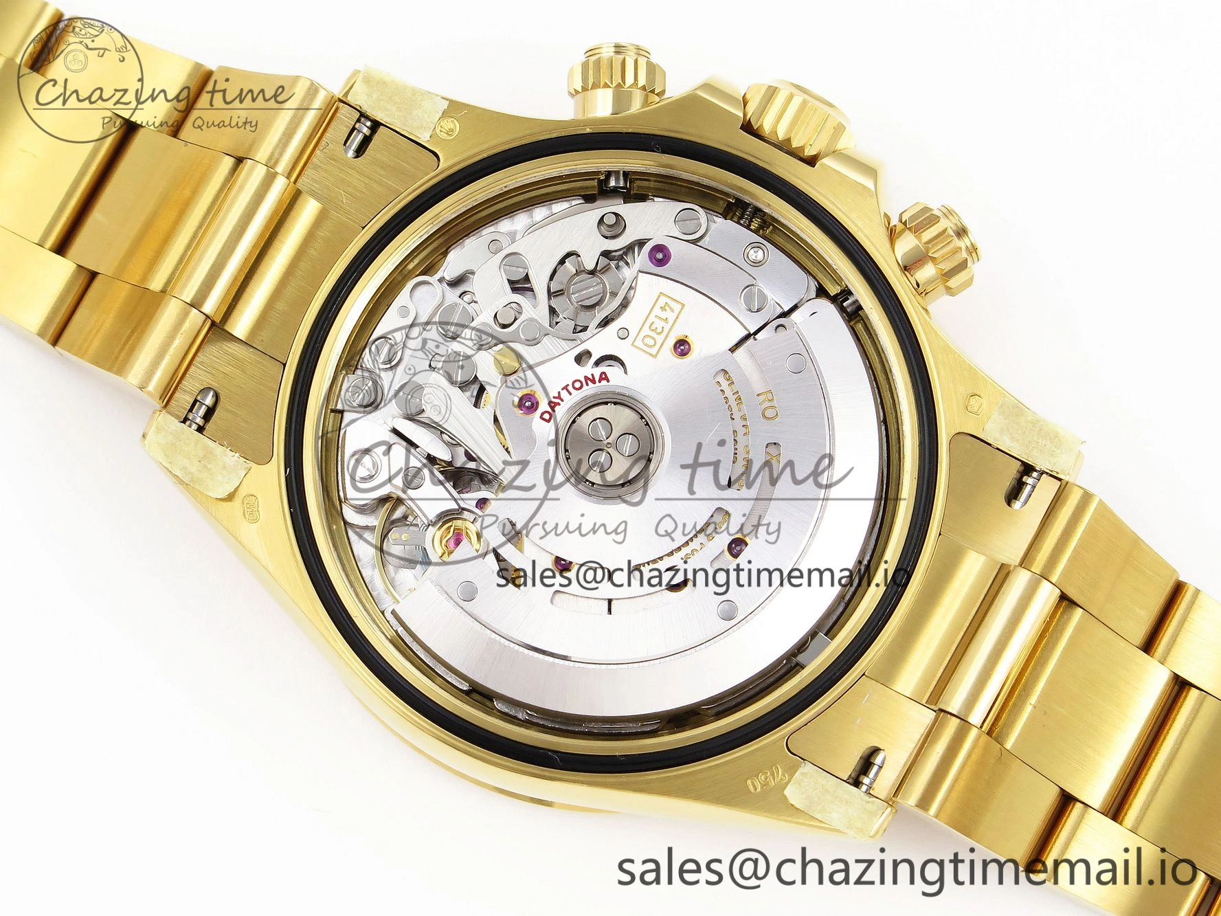 Daytona 116508 KING 1:1 Best Edition Black YG Diamonds Dial on YG Bracelet SH Unisex 1906
