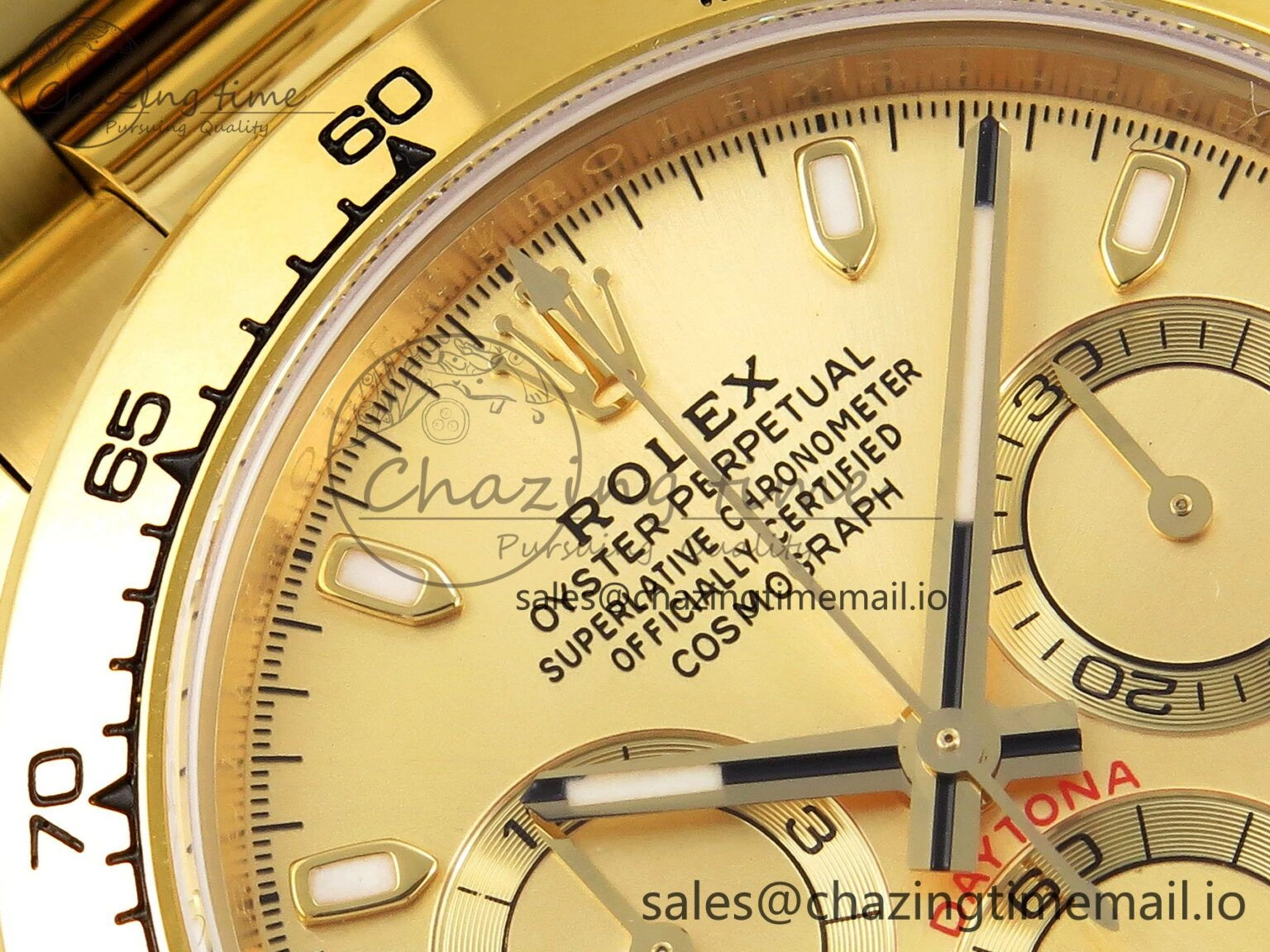 Efficient Daytona 116508 KING 1:1 Best Edition YG Dial on YG Bracelet SH 1908