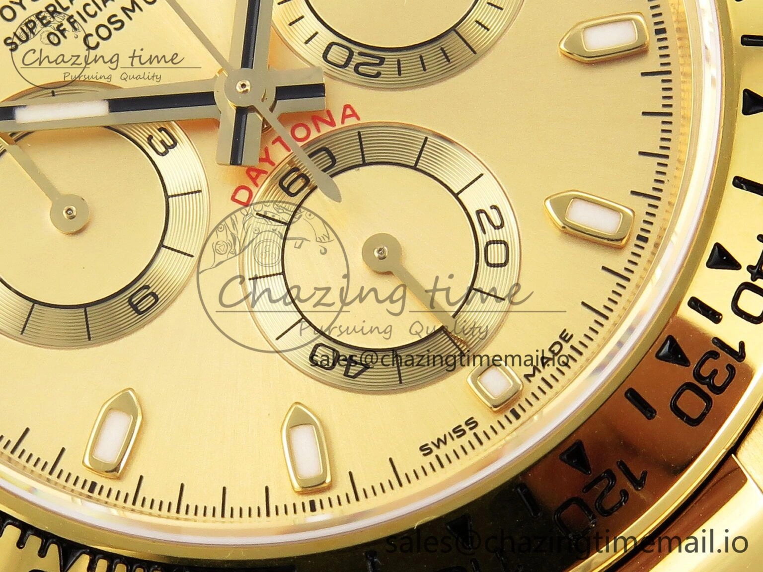 Efficient Daytona 116508 KING 1:1 Best Edition YG Dial on YG Bracelet SH 1908