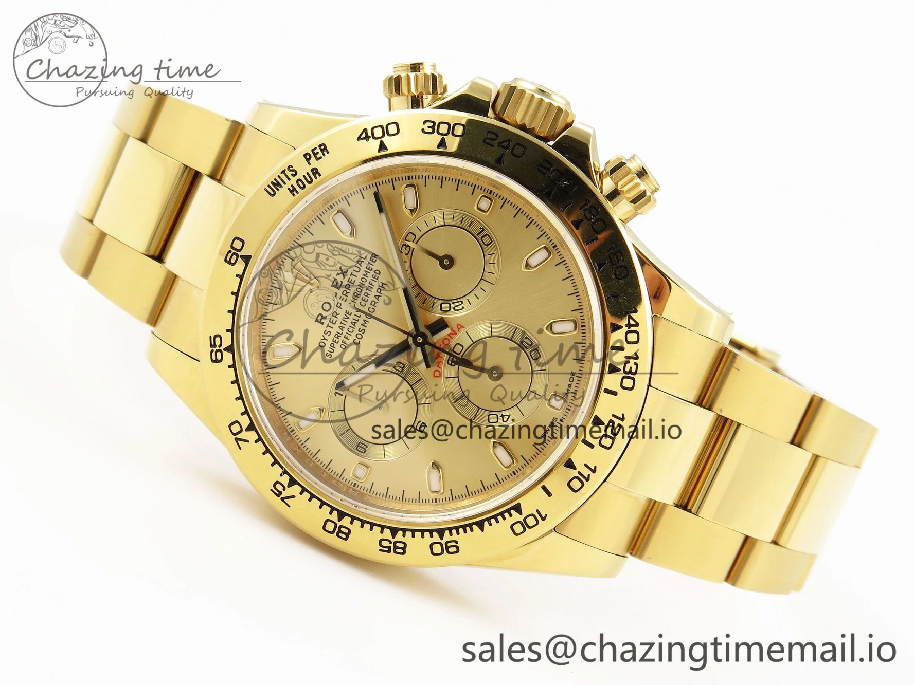 Efficient Daytona 116508 KING 1:1 Best Edition YG Dial on YG Bracelet SH 1908