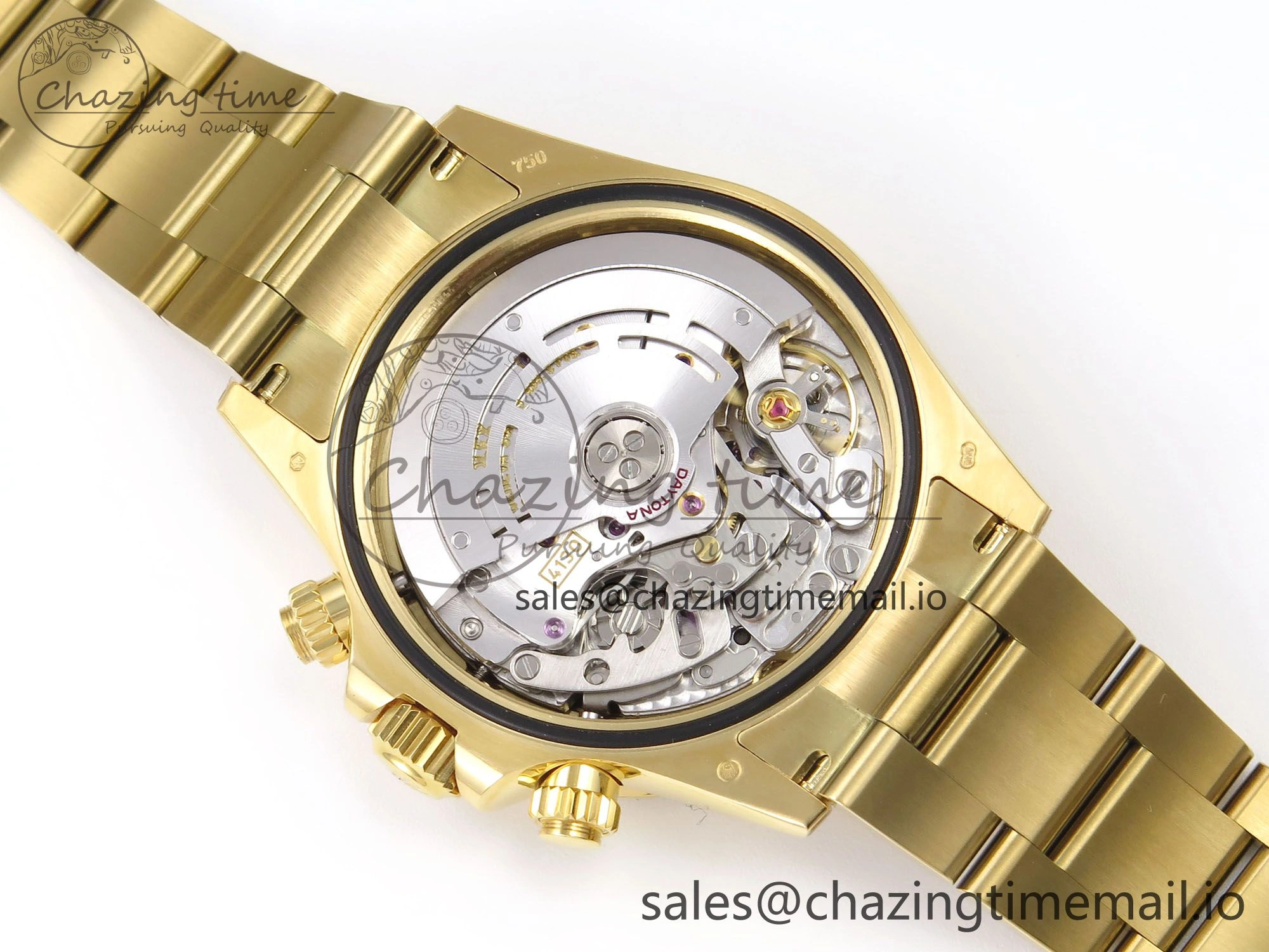 Sporty Daytona 116508 N6F 1:1 Best Edition Meteorite Dial on YG Bracelet SA 884