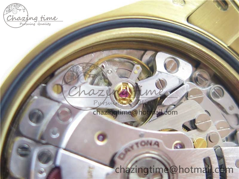 Modern Daytona 116508 Paul Newman YG Noob 1:1 Best Edition 904L SS Case and Bracelet Black Gold Dial SA4130 V 3118