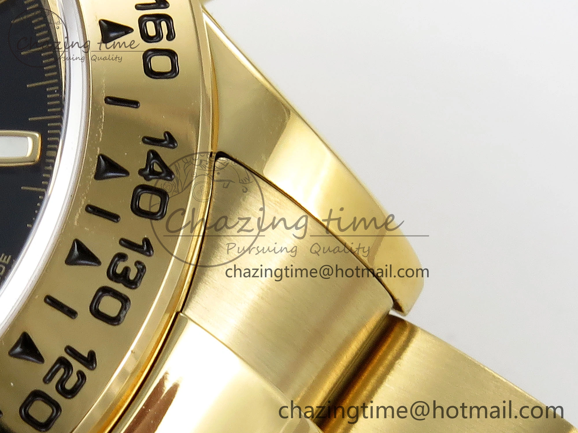 Flexible Daytona 116508 QF 1:1 Best Edition Black Dial on YG Bracelet SH4130 V3 (Gain Weight) 1717