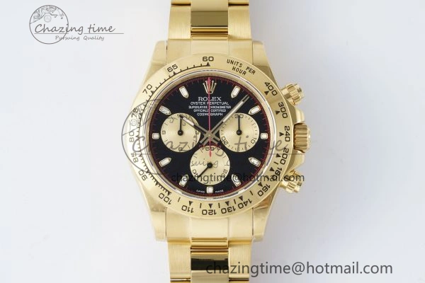 Daytona 116508 QF 1:1 Best Edition Black YG Dial on YG Bracelet SA4130 V SportInspired 1756
