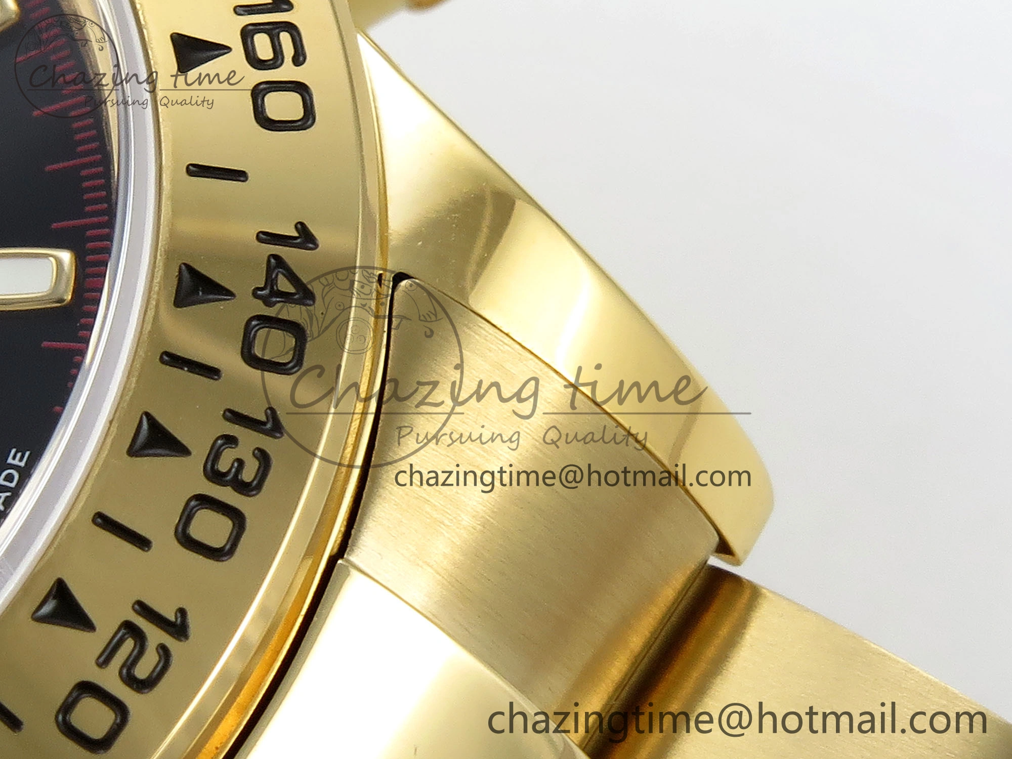 Daytona 116508 QF 1:1 Best Edition Black YG Dial on YG Bracelet SH4130 V3 (Gain Weight) Durable 1725