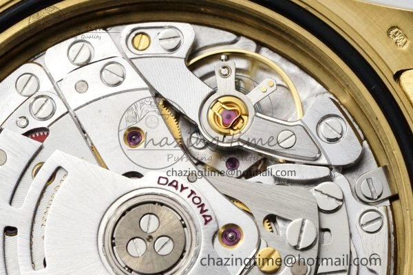TopPick Daytona 116508 QF 1:1 Best Edition Green Dial on YG Bracelet SA4130 V 1761