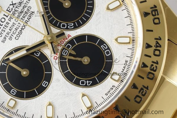 Daytona 116508 QF 1:1 Best Edition Meteorite Dial on YG Bracelet SA4130 V Popular 1759