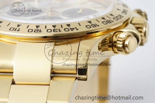 Daytona 116508 QF 1:1 Best Edition Meteorite Dial on YG Bracelet SA4130 V Popular 1759